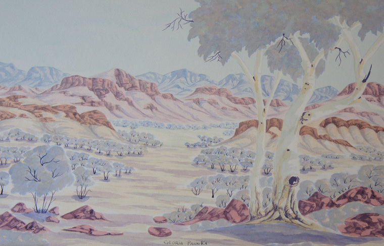 West MacDonnell Ranges-seen from the North