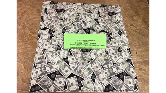 Double Pocket Money Production/Vanish Change Foulard by Ickle Pickle Products - Trick