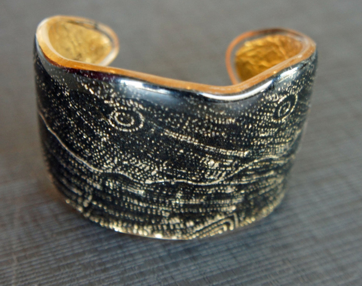 Large gold cuff